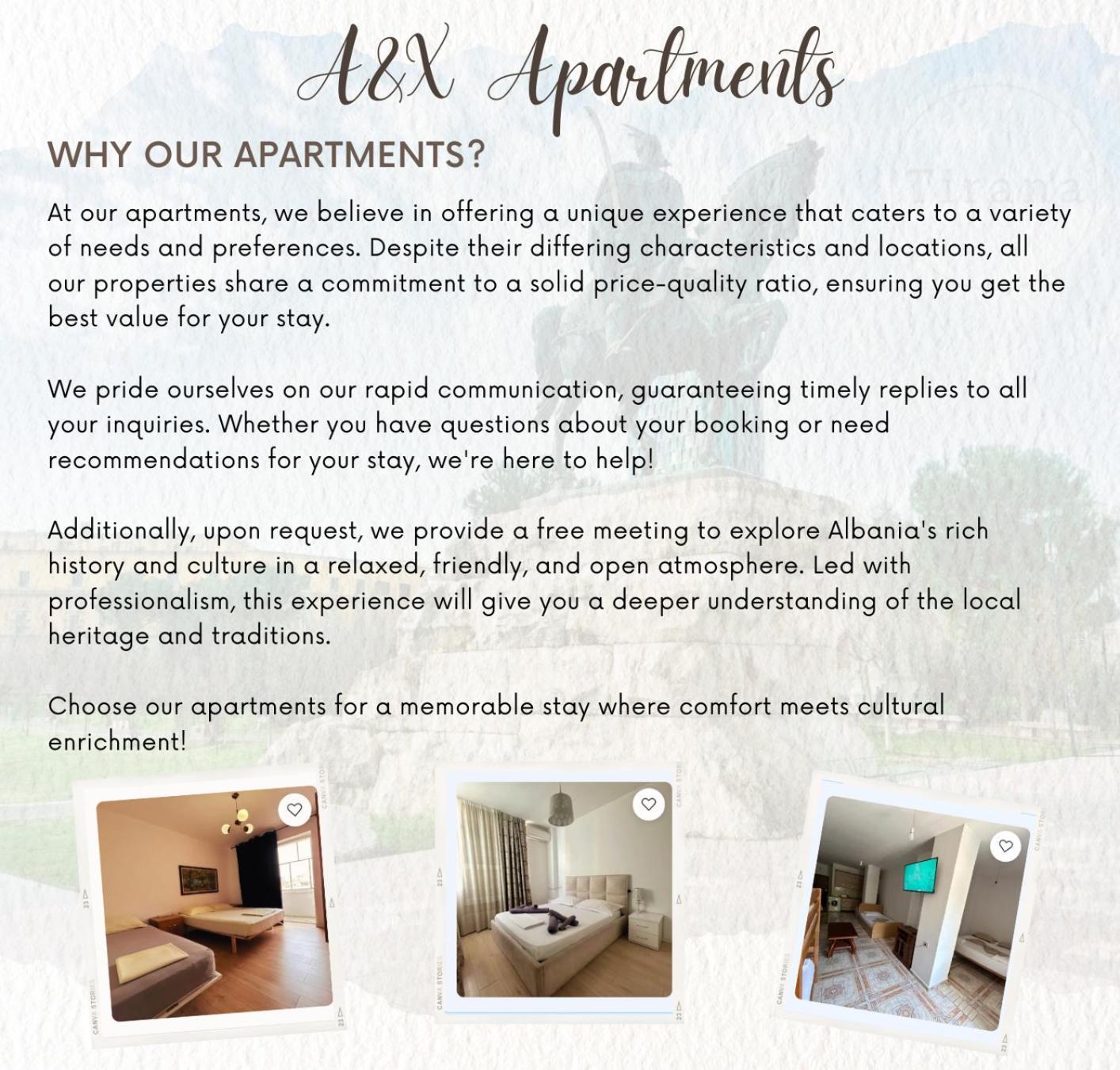 A&X Cozy And Tranquil Apartment - 24H Self Check-In Тирана Екстериор снимка